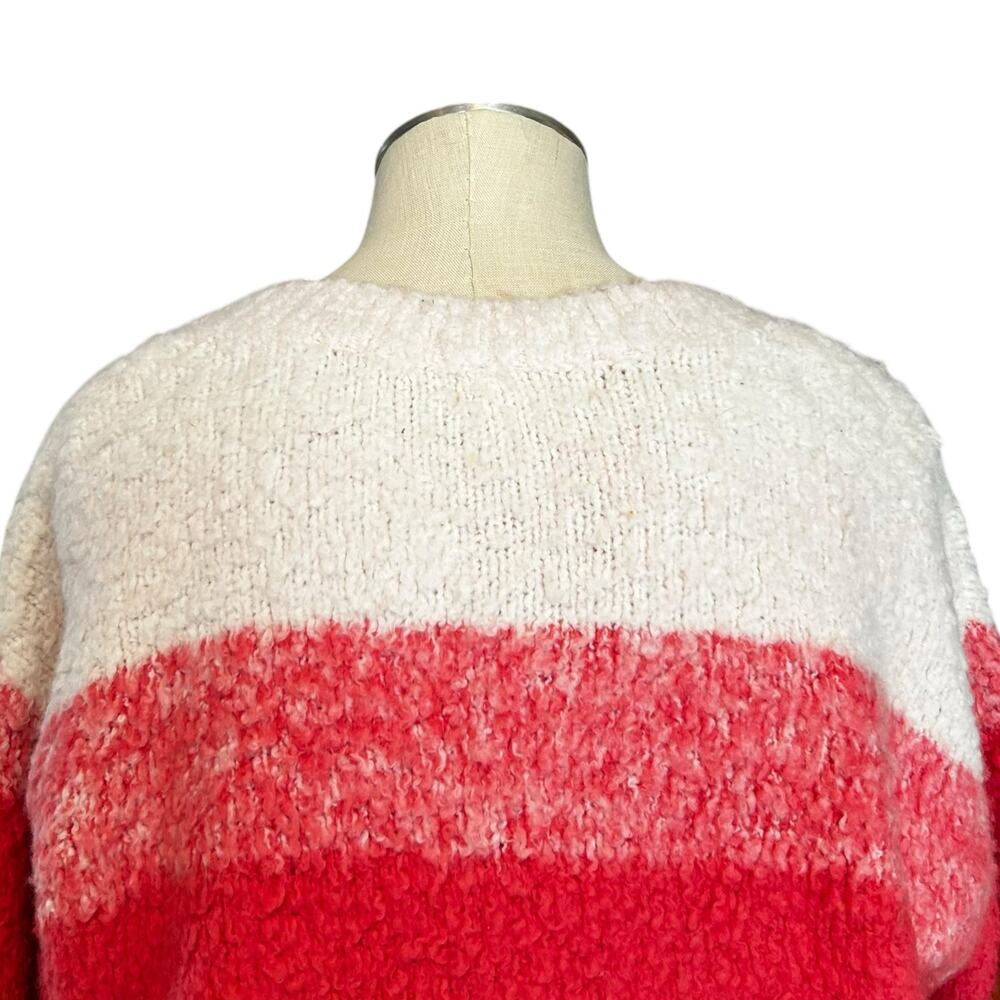 Anthropologie Simone Striped Fuzzy Knit Sweater Sz S - Picture 6 of 13